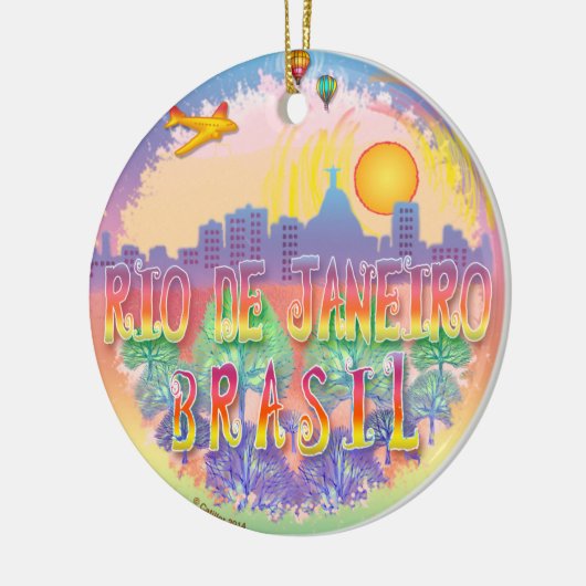 Rio Keramisch Ornament (Links)