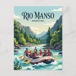 Rio Manso, Argentinië Briefkaart
