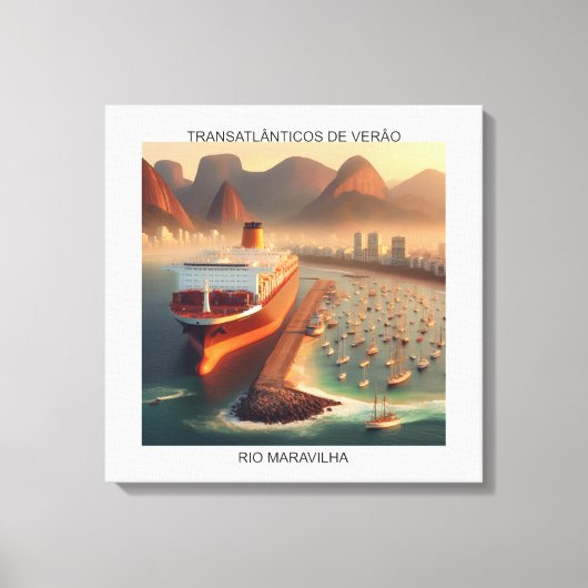 RIO MARAVILHA - Impressão em tela Canvas Afdruk (Voorkant)