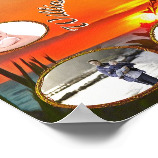 Rio Pitillal Family Photo Collage 2009 Art Print (Hoek)