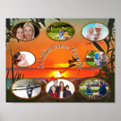 Rio Pitillal Family Photo Collage 2009 Art Print (Voorkant)