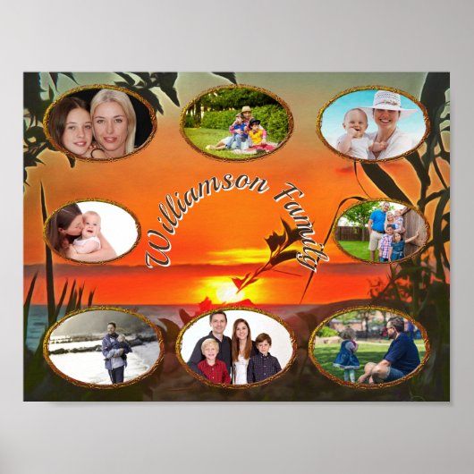 Rio Pitillal Family Photo Collage 2009 Art Print (Voorkant)