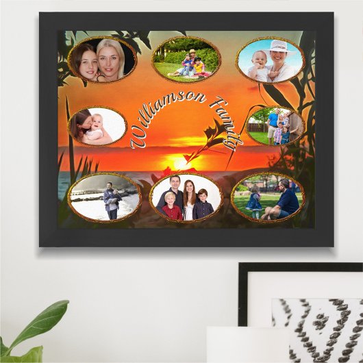 Rio Pitillal Family Photo Collage 2009 Art Print