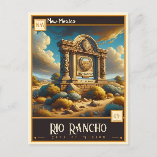 Rio Rancho, New Mexico | Antiek Briefkaart (Voorkant)