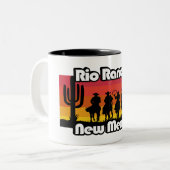  Rio Rancho Tweekleurige Koffiemok (Voorkant links)