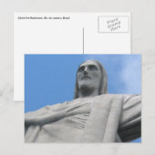 rio redeemer face briefkaart (Voorkant / Achterkant)