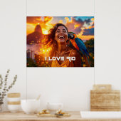 RIO - RIO DE JANEIRO POSTER (Keuken)