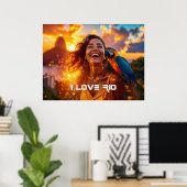 RIO - RIO DE JANEIRO POSTER (Thuiskantoor)