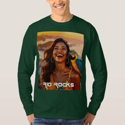 RIO ROCKS - BRAZILIË T-SHIRT (Voorkant)