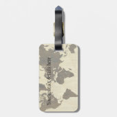 Rio Rosewood en Curly Maple Wereldkaart.jpg Bagagelabel (Achterkant verticaal)