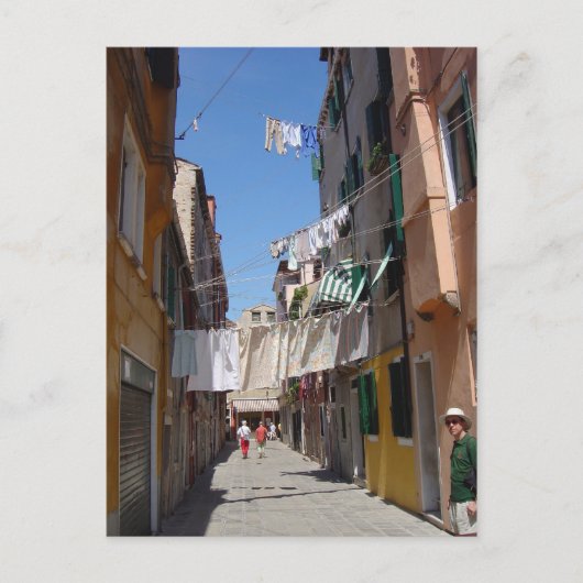 Rio San Guiseppe, Venetië 4 Briefkaart (Voorkant)