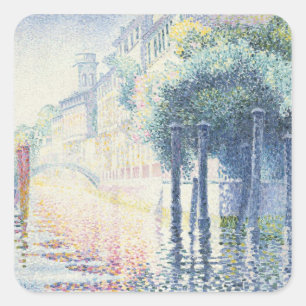 Rio San Trovaso, Venetië, 1903-4 Vierkante Sticker