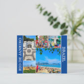 rio scènes briefkaart (Staand voorkant)