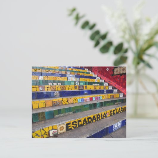 rio selaron stappen briefkaart (Staand voorkant)