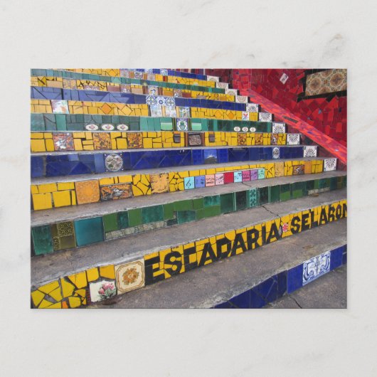 rio selaron stappen briefkaart (Voorkant)