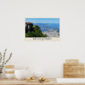 Rio vanaf de Suikerbroodberg Poster (Keuken)
