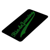Rio voor sleutelgroene letters magneet (Linkerzijde)