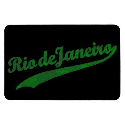 Rio voor sleutelgroene letters magneet (Horizontaal)