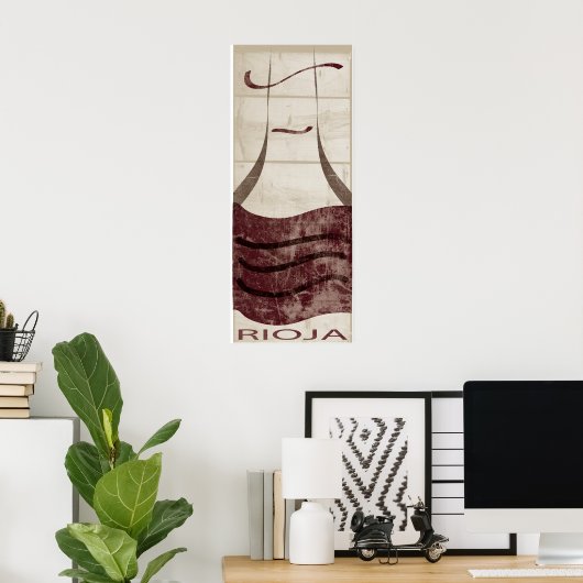 Rioja Wine Poster (Thuiskantoor)