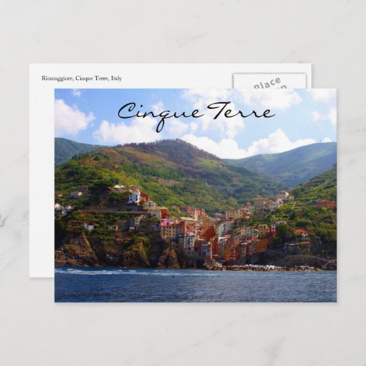 riomaggiore briefkaart (Voorkant / Achterkant)