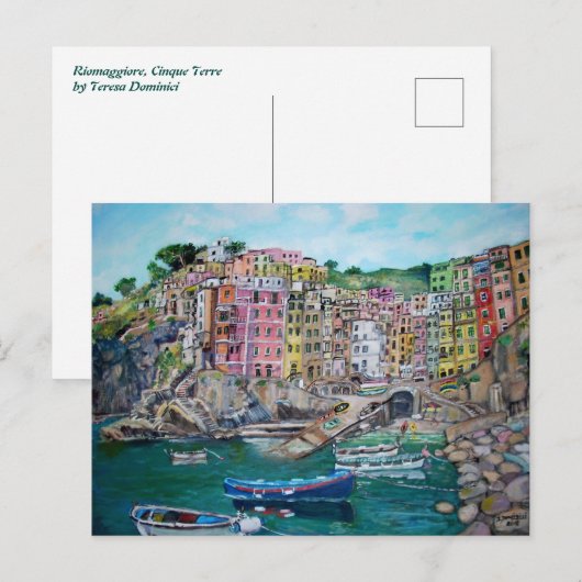 Riomaggiore - Briefkaart (Voorkant / Achterkant)