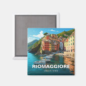 Riomaggiore, Cinqua Terra Magnet (Voorkant / Achterkant)