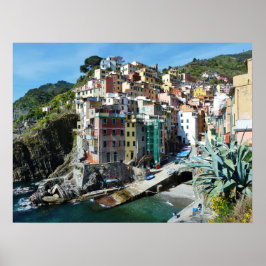 Riomaggiore, Cinque Terre, Italië Poster