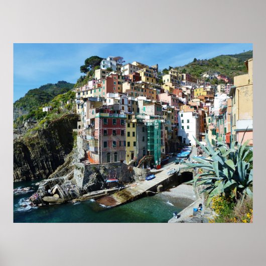 Riomaggiore, Cinque Terre, Italië Poster (Voorkant)