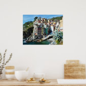 Riomaggiore, Cinque Terre, Italië Poster (Keuken)