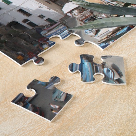 Riomaggiore Cinque Terre Italy Jigzaag Puzzle Legpuzzel (Zijkant)