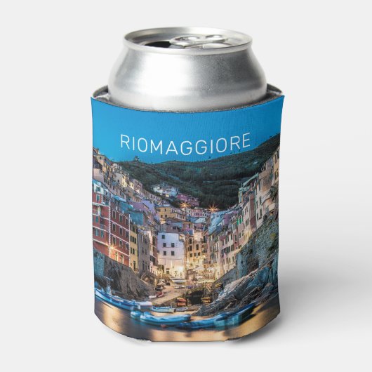 Riomaggiore Cinque Terre La Spezia Italië Panorama Blikjeskoeler (Blikje Voorkant)