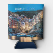 Riomaggiore Cinque Terre La Spezia Italië Panorama Blikjeskoeler (Voorkant)
