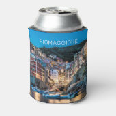 Riomaggiore Cinque Terre La Spezia Italië Panorama Blikjeskoeler (Blikje Achterkant)