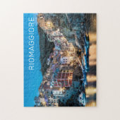 Riomaggiore Cinque Terre La Spezia Italië Panorama Legpuzzel (Verticaal)