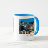 Riomaggiore Cinque Terre La Spezia Italië Panorama Mok (Voorkant rechts)