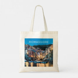 Riomaggiore Cinque Terre La Spezia Italië Panorama Tote Bag