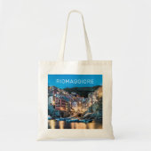 Riomaggiore Cinque Terre La Spezia Italië Panorama Tote Bag (Voorkant)