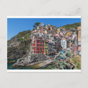 Riomaggiore Cinque Terre Liguria Italië Briefkaart