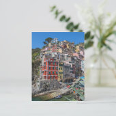 Riomaggiore Cinque Terre Liguria Italië Briefkaart (Staand voorkant)