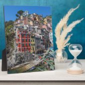Riomaggiore Cinque Terre Liguria Italië Fotoplaat (Zijkant)