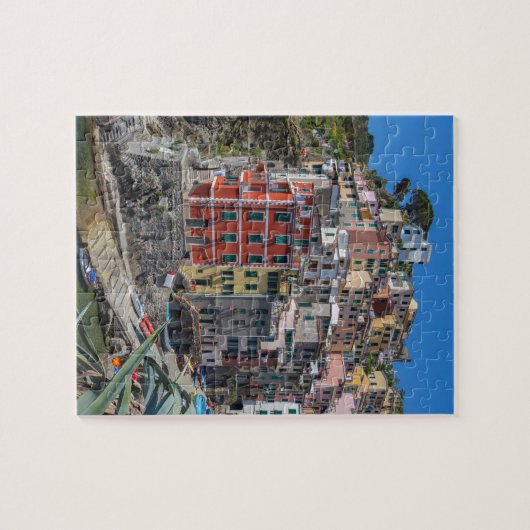 Riomaggiore Cinque Terre Liguria Italië Legpuzzel (Horizontaal)