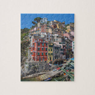Riomaggiore Cinque Terre Liguria Italië Legpuzzel