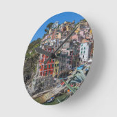 Riomaggiore Cinque Terre Liguria Italië Ronde Klok (Hoek)