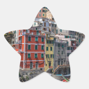 Riomaggiore Cinque Terre Liguria Italië Ster Sticker