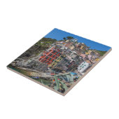 Riomaggiore Cinque Terre Liguria Italië Tegeltje (Zijkant)