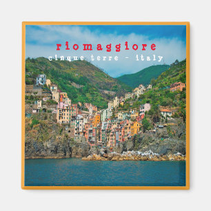 RIOMAGGIORE - Cinque Terre - panorama - Magneet