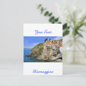 Riomaggiore, Cinqueterre Briefkaart (Staand voorkant)