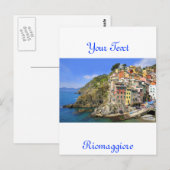 Riomaggiore, Cinqueterre Briefkaart (Voorkant / Achterkant)