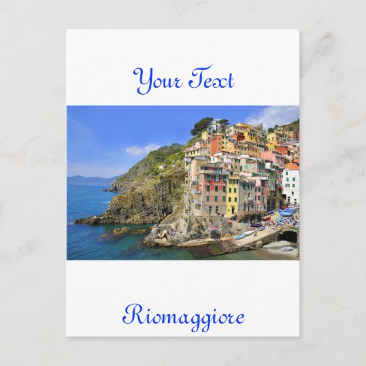Riomaggiore, Cinqueterre Briefkaart (Voorkant)
