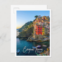 Riomaggiore, de eerste stad van de Cinque Terre Briefkaart